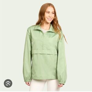 Light Green Windbreaker Jacket